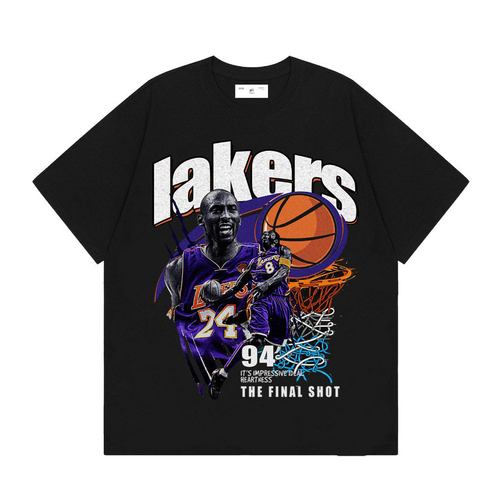 Original Design iiih T-Shirt Lakers 02 Hitam Tees cotton COD