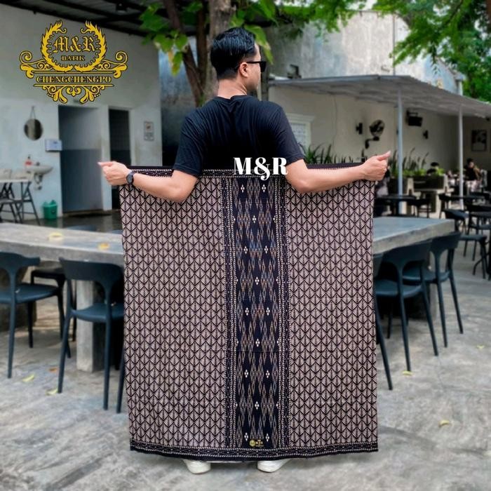 "R.V.Shop" -  PROMO SARUNG GOYOR M&R bahan Rayon Muslim Dewasa  Pria santri motif printing terbaru b