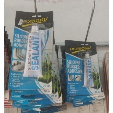 BISA COD Lem Dexbond Sealant Lem Kaca Bening Aquarium Lem Odol Aquarium