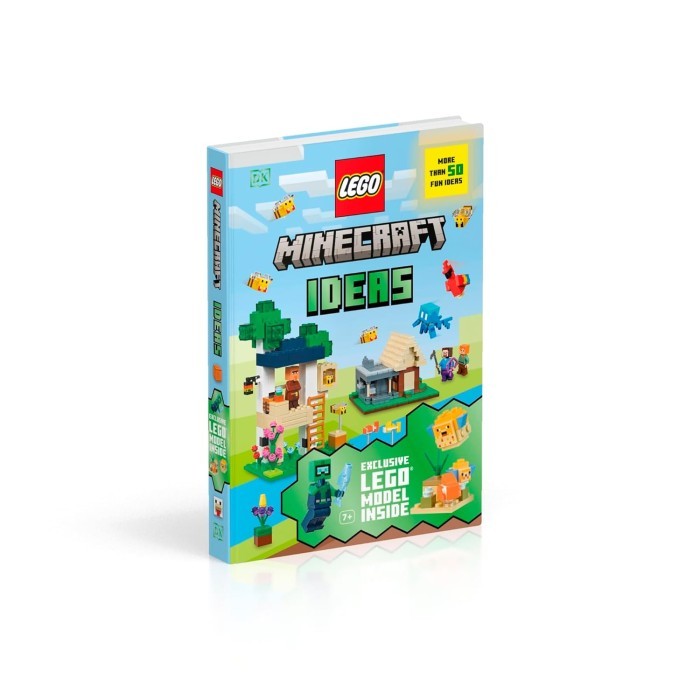 Buku Anak Import Original : LEGO Minecraft Ideas: With Exclusive Mini Model (LEGO Ideas) Hardcover