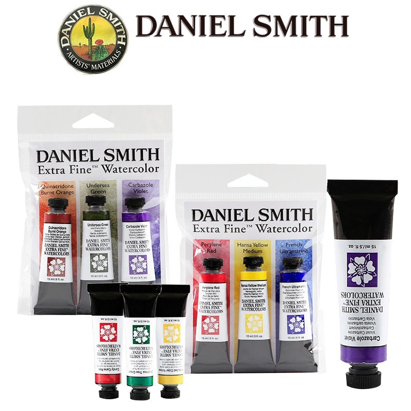 

Daniel Smith Watercolor Paint Set Basic Color Christmas Color Mineral 3 Color Combination 2ml 15ml Artist Beginner Art Supplies