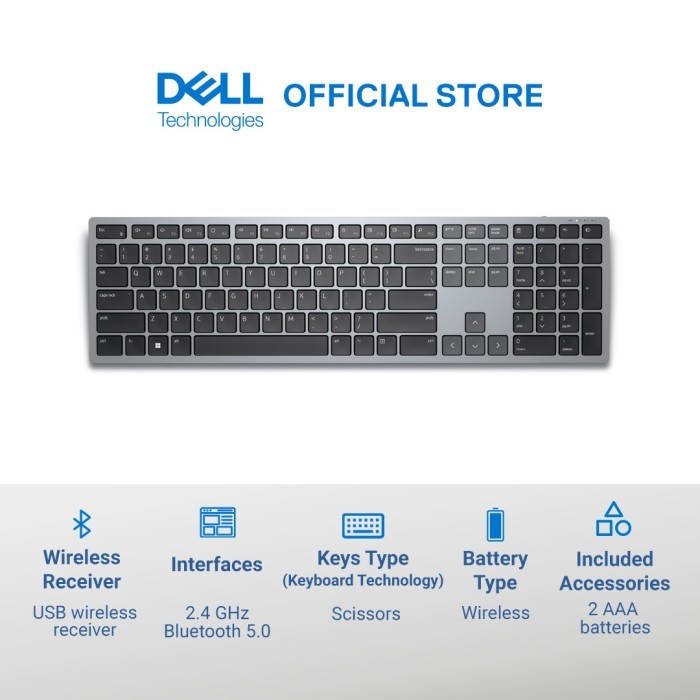 Dell Multi-Device Wireless Keyboard - KB700
