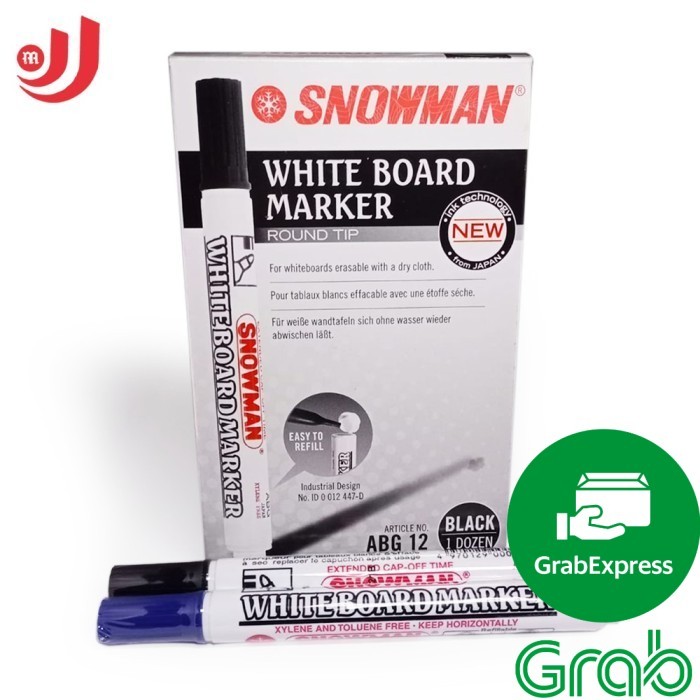 

Spidol Papan Tulis Snowman ABG12 perLUSIN murah