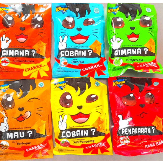 

KIKOYA Snack1 Pak Isi 10 Pcs 20 Gram pusat grosir jajan
