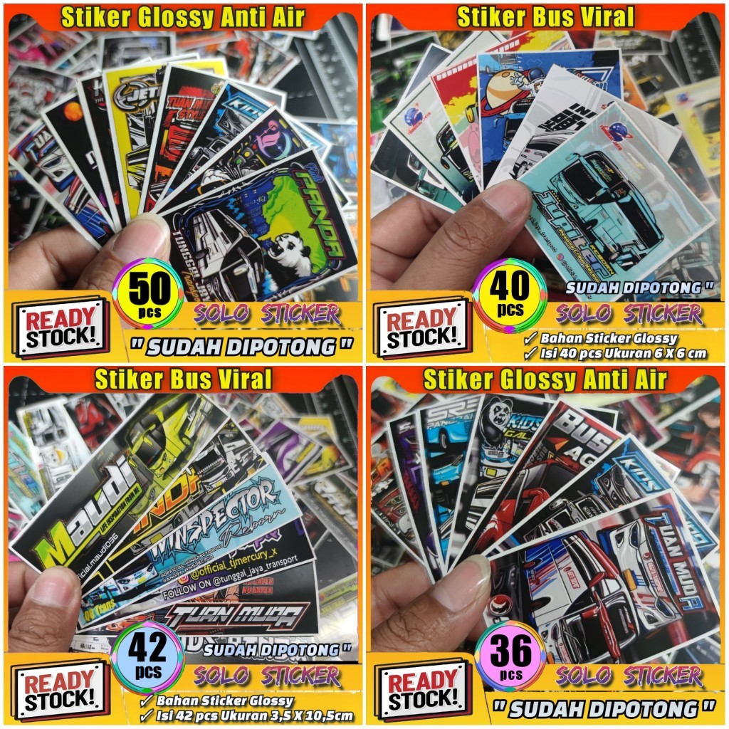 

STIKER TERBARU PCS STIKER BUS MANIA BIS TELOLET BASURI