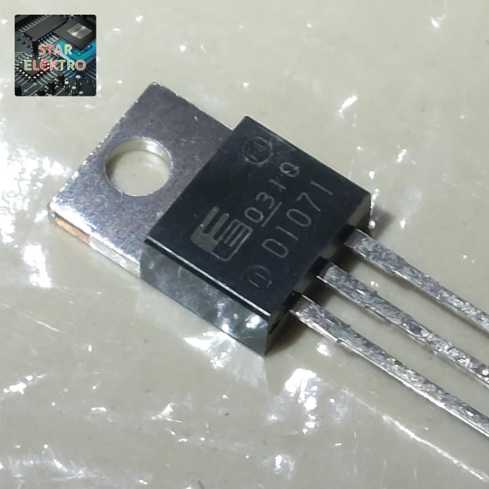 DnG27 D1071 To-220 2SD1071 2SD 1071 Fuji Electric Transistor Ignition Mobil Car 450V NPN Darlington