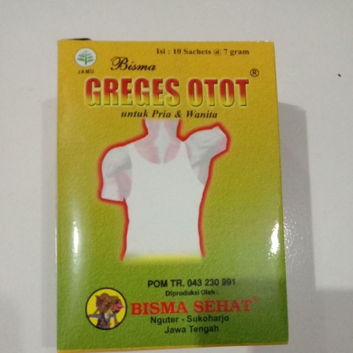 

Jamu Pegal Linu Greges Otot Bisma Sehat Isi 10 Sachet