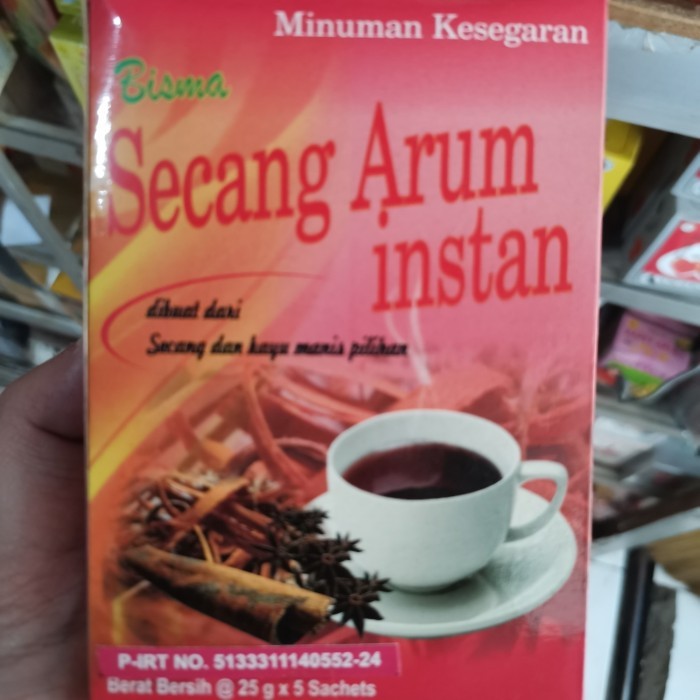 

Minuman Tradisional Herbal Secang Arum Instan Bisam Sehat isi 5 Sachet