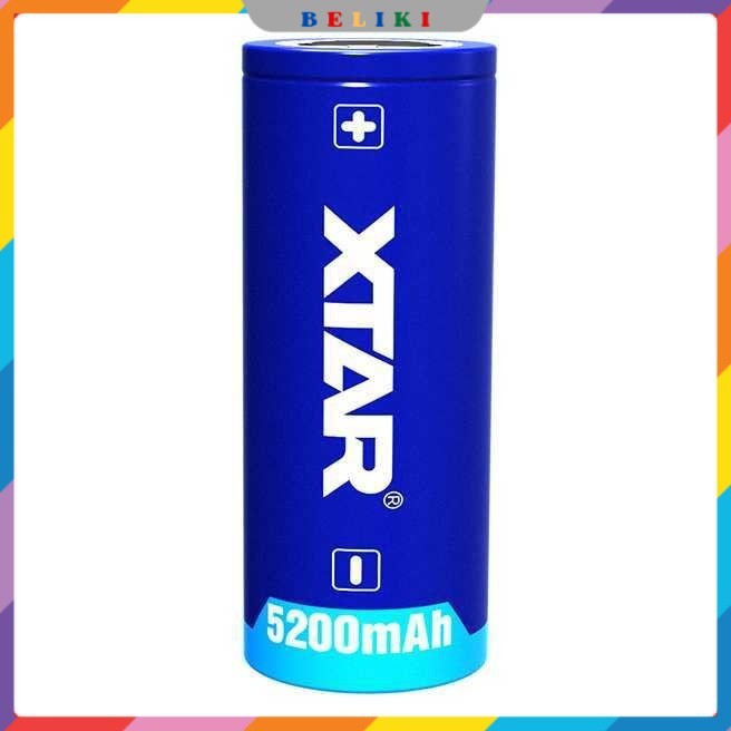 Baterai Rechargeable 26650 Li-Ion 3.6V 5200mAh 1 PCS - XTAR