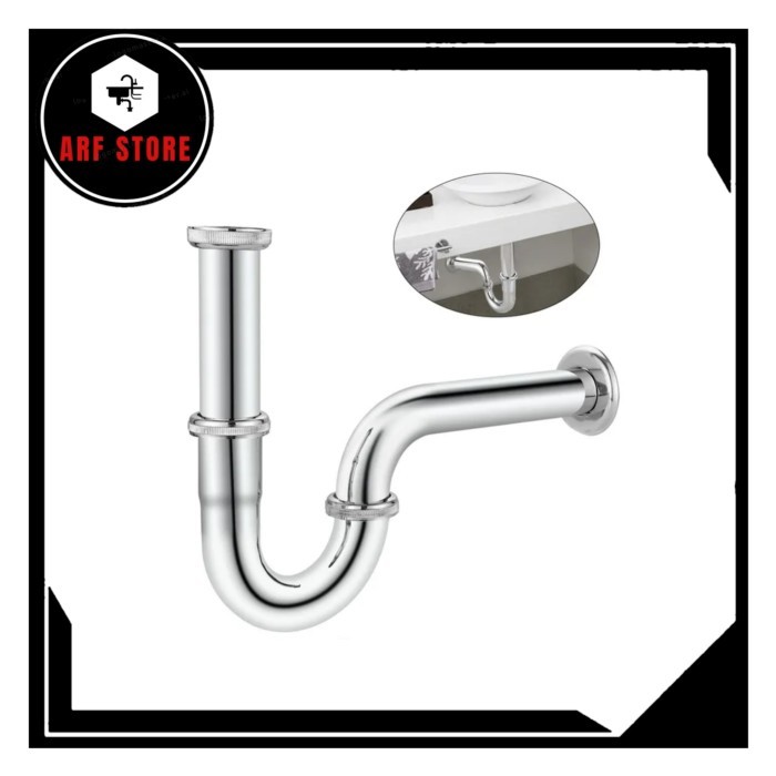 Sifon Wastafel Leher Angsa Bahan Kuningan/Sifon Wastafel Angsa