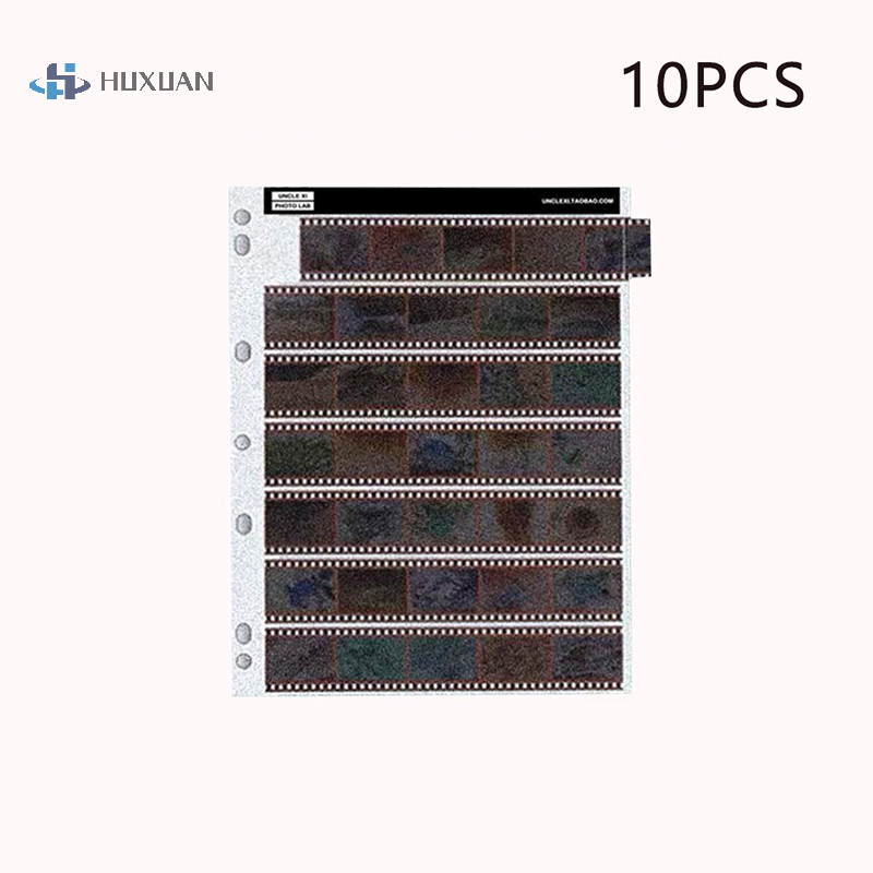 

10pcs 135/120 Negatives Film Storage Pages Acid-free Bags Black&White Color Film Slide Preservers Pages Acid-free Film Bags
