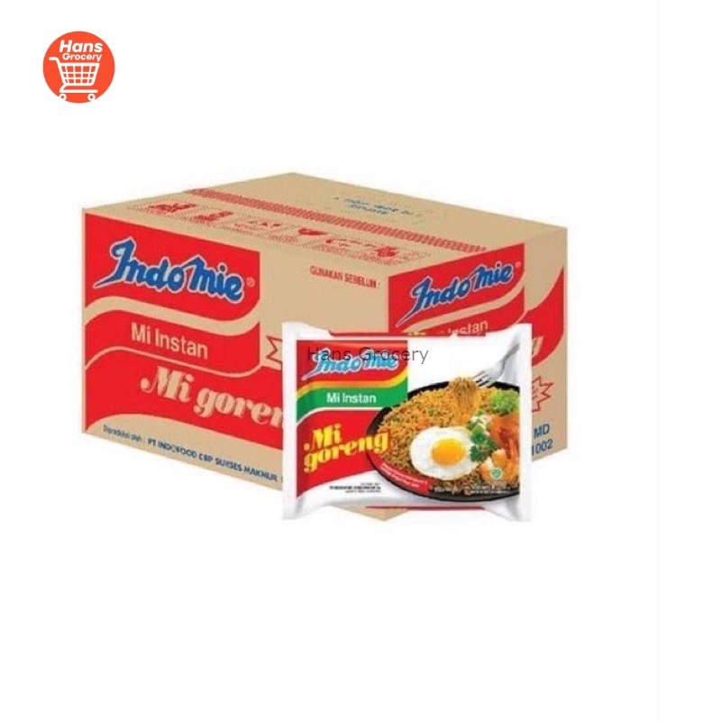 

Hans Indomie Mie Goreng 1 Dus isi 40