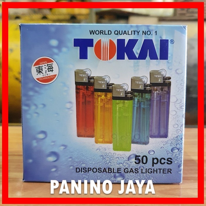 Korek Api Gas Yukito / Korek Roda Yukito / Korek Api Gas Kuwalitas Tokai 50 Pcs