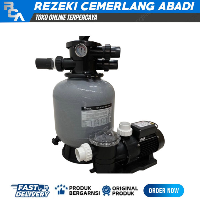 pompa kolam renang 1hp dan tabung filter 21 inch paket kolam renang