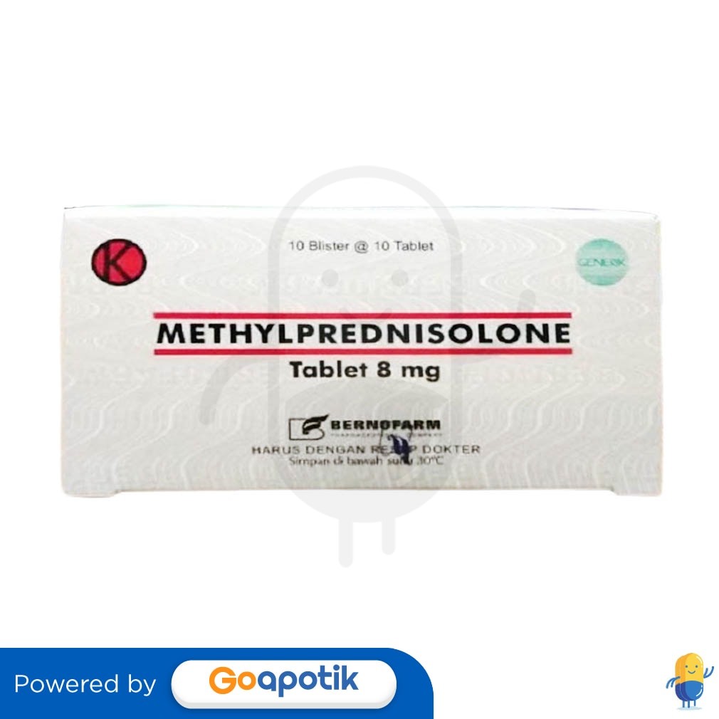 Methylprednisolone Bernofarm 8 Mg Box 100 Tablet
