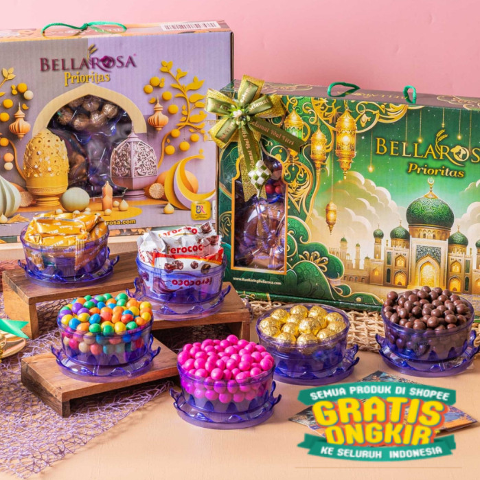 

GERAIFATIN!! Bellarosa Kue Parcel Lebaran Prioritas Dream Parcel Lebaran Paket Coklat Dibuat Tahun 2025/ New kado