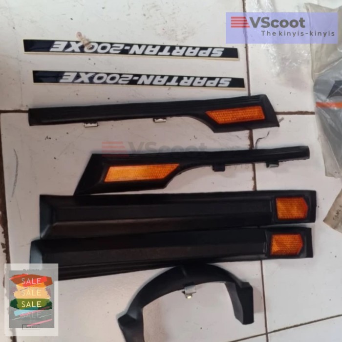 Body Trim Set Produk Baru Presisi mirip Original pnp Vespa Spartan 200