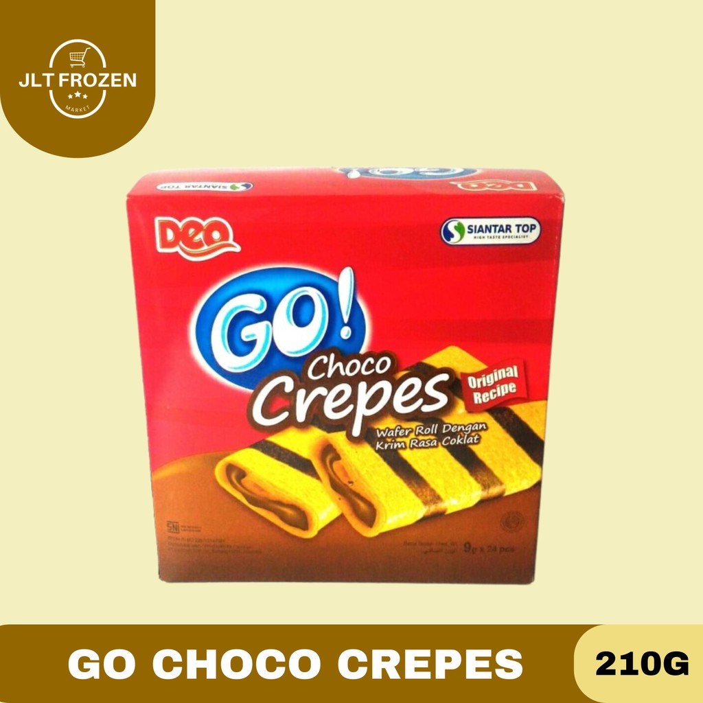 

Go Choco Wafer Krim Coklat / Wafer Roll 1 box / 24 pcs