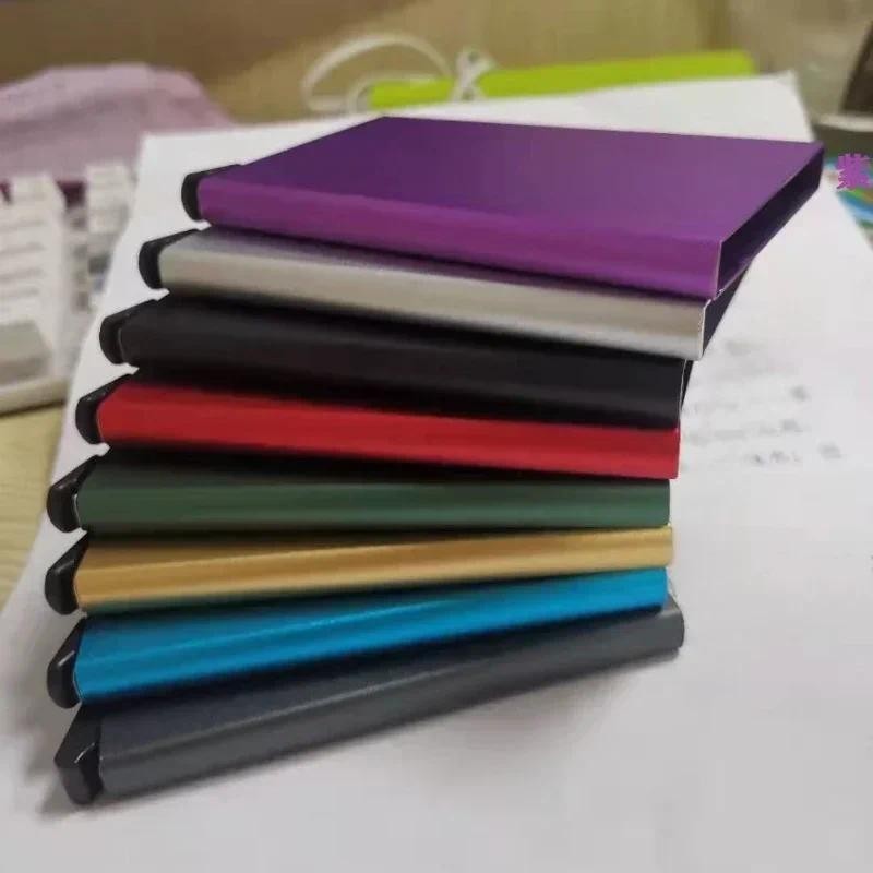

New Anti-theft ID Credit Card Holder Minimalist Thin Aluminium Metal Wallets Pocket Case Bank Women Men Credit Card Box