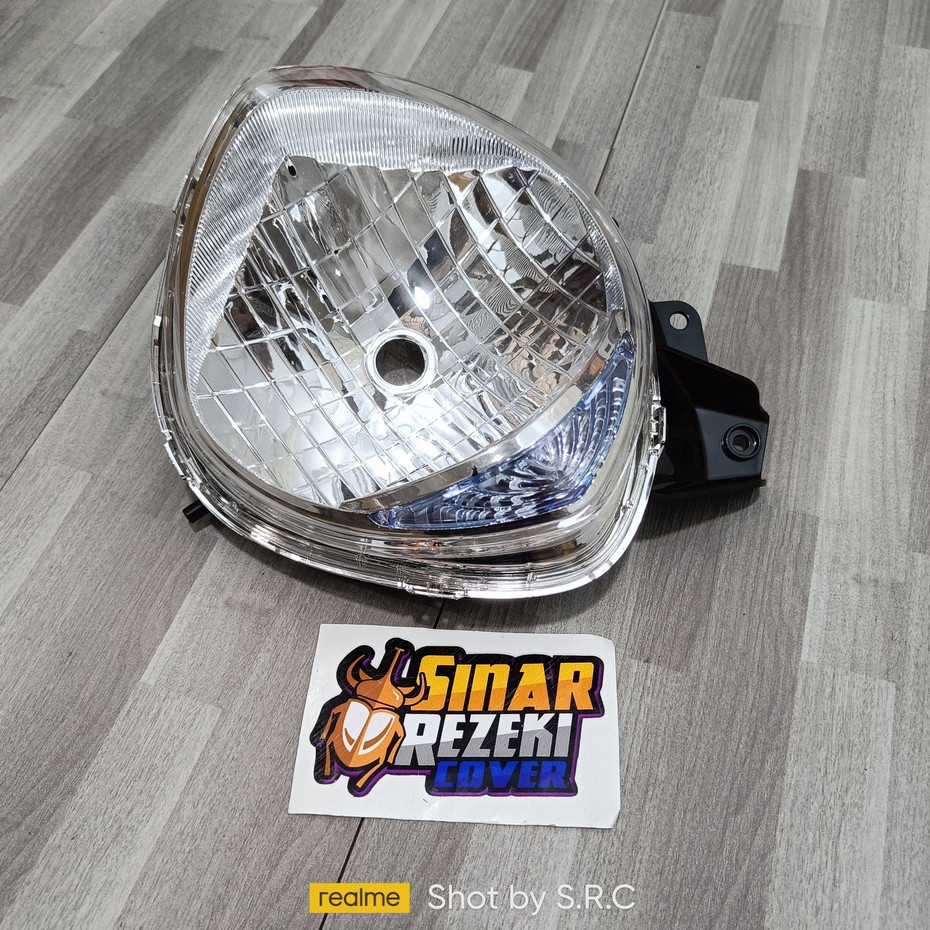 Win - Lampu Depan Reflektor Headlamp Yamaha Fino Fi 115 125 2013 2014 2015 2016 2017 2018