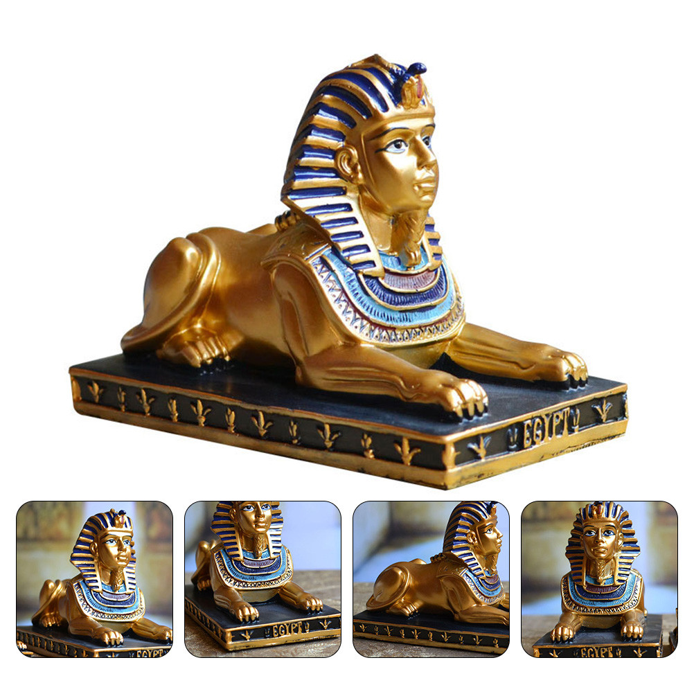 

Egyptian Statue Egyptian Shooting Prop Vintage Home Decor Egyptian God Statue Thoth Statue Egyptian Sculpture Ornaments Sphinx