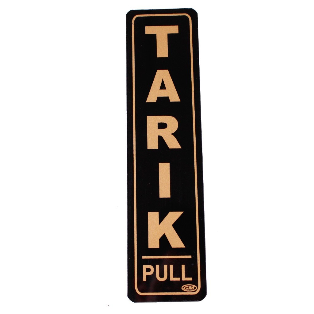

GM Label Tarik / Sign Label Sticker Pintu Tarik Dorong / Stiker Pintu Push Pull / Sticker Pintu