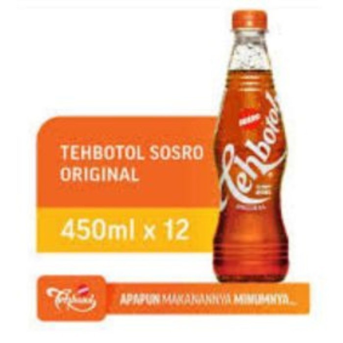 

Teh Botol Sosro Pet 450 ml. 1 Dus isi 12 pcs.