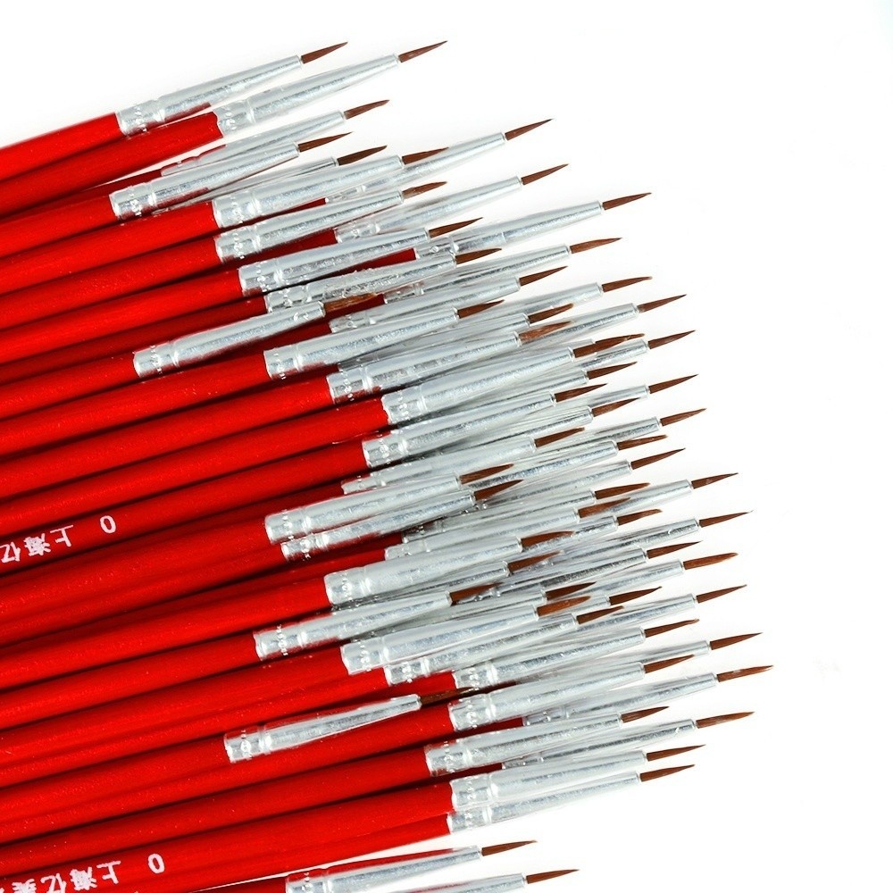 

10pcs/Set Thin Art Supplies Hand Painted Acrylic Hook Line Pen Paint Painting Brush Drawing