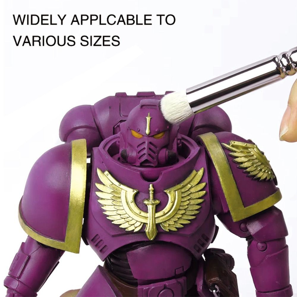 

6 Pcs Miniature Art Painting Paint Brush Set Fine Detail Micro Detailing Wood Handle Brushes Scale Models Fantasy Figurines