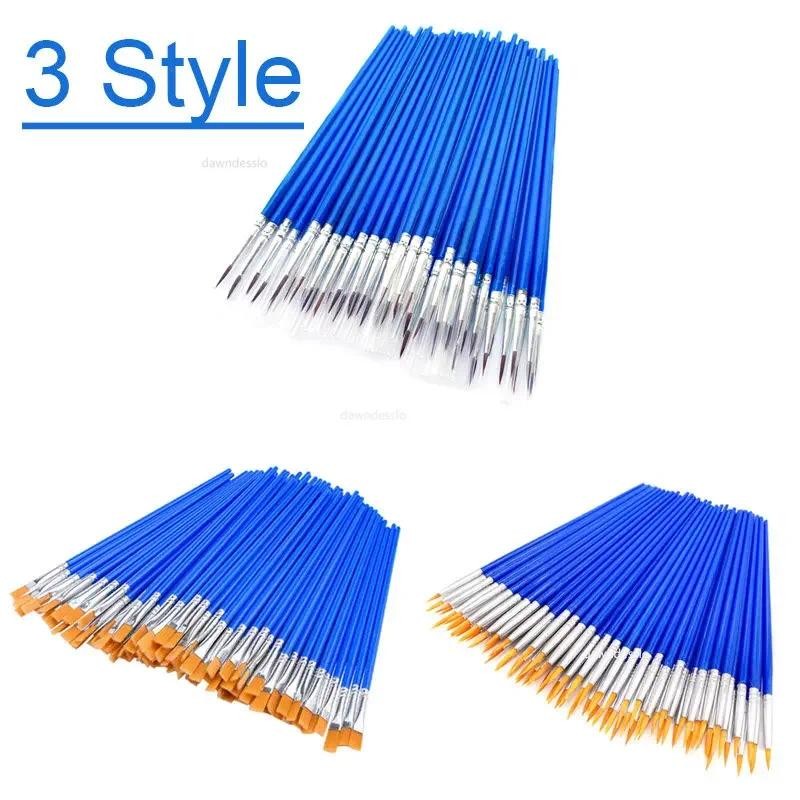 

50 PCS Paint Brush Small Brushes Volume For Painting Detail Essential Props For Painting Art artist accessories Stationery