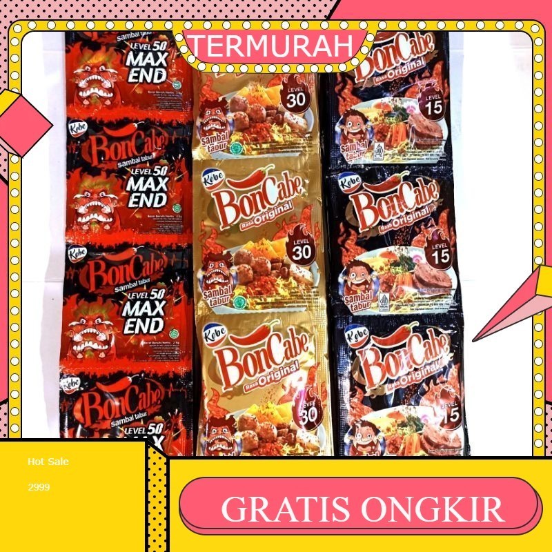 

BONCABE Bubuk Level 15 30 50 Per Renceng Isi 12pcs