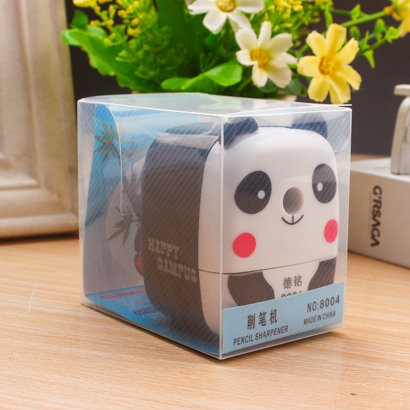 

Cute Cartoon Animal Pencil Sharpener Kawaii Stationery Kids Gift Panda Hand Crank Manual Pen Cutter Tool School Office Supplies