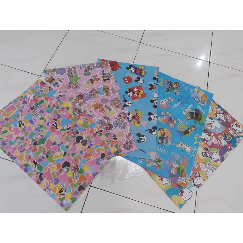 

( 50 lembar ) / kertas kado / kertas karakter / (Pak)Kertas Kado Trully Motif Fanny Random / Kertas Kado Trully kertas bungkus motif / kertas hadiah / kertas lipat / kertas motif / kertas pembungkus kado