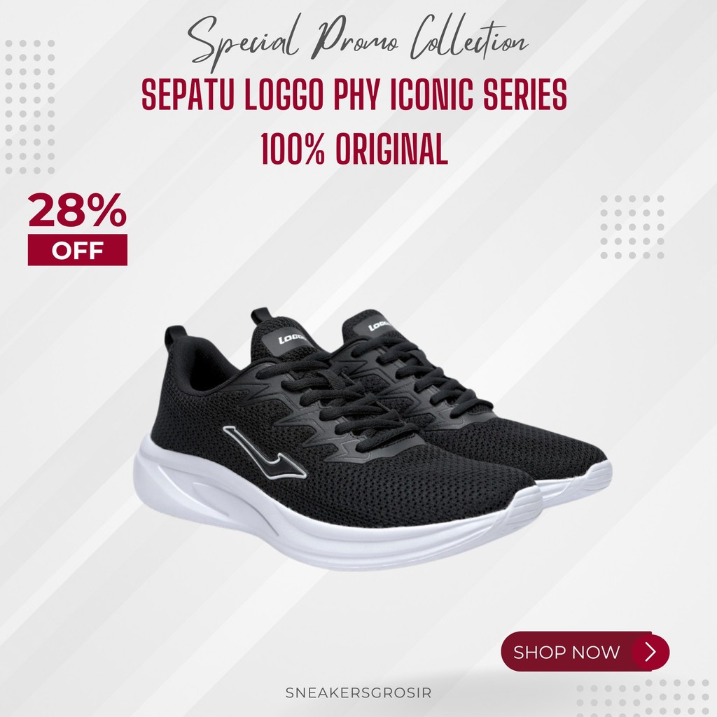 Sepatu Loggo Phy Iconic Series 100% ORIGINAL Sneakers Sepatu Pria