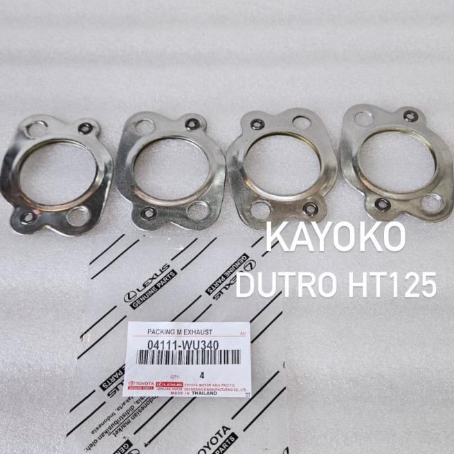 PAKING MANIFOLD EX API RINO HT125 DUTRO HT130 HT140 HINO DUTRO HARGA 1SET 4PC 04111-WU340