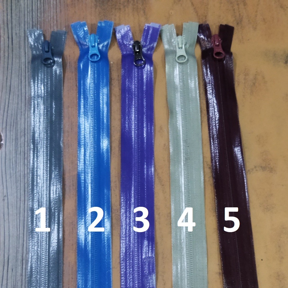 1 PCS Resleting Jaket YKK No 5 Coil Aquaguard Waterproof