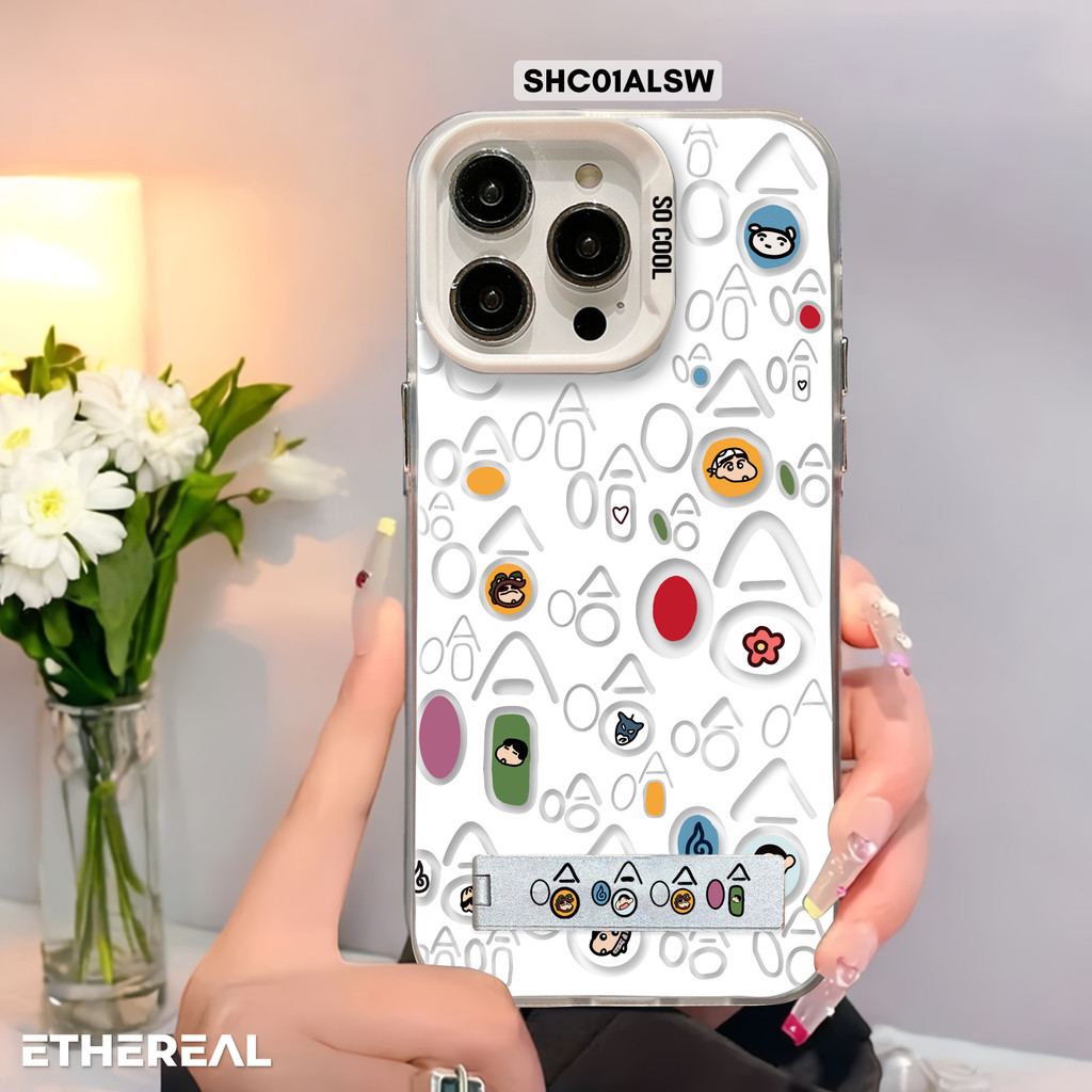 ETHEREAL CASE IPHONE 11 12 13 14 15 16 PRO PLUS MAX CASING IMD STANDING SINCHAN