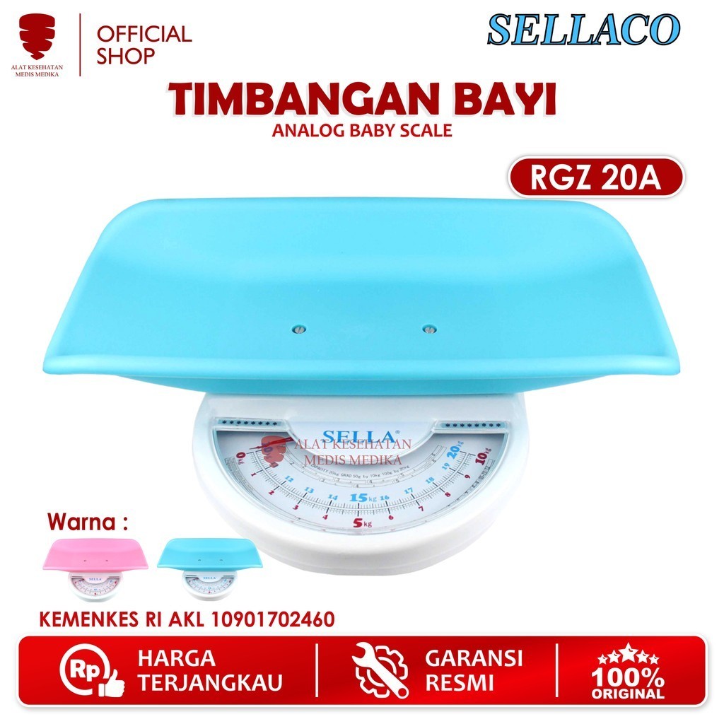 Sella Timbangan Bayi Manual Infant Baby Scale Jarum Ukur Berat Badan Medis
