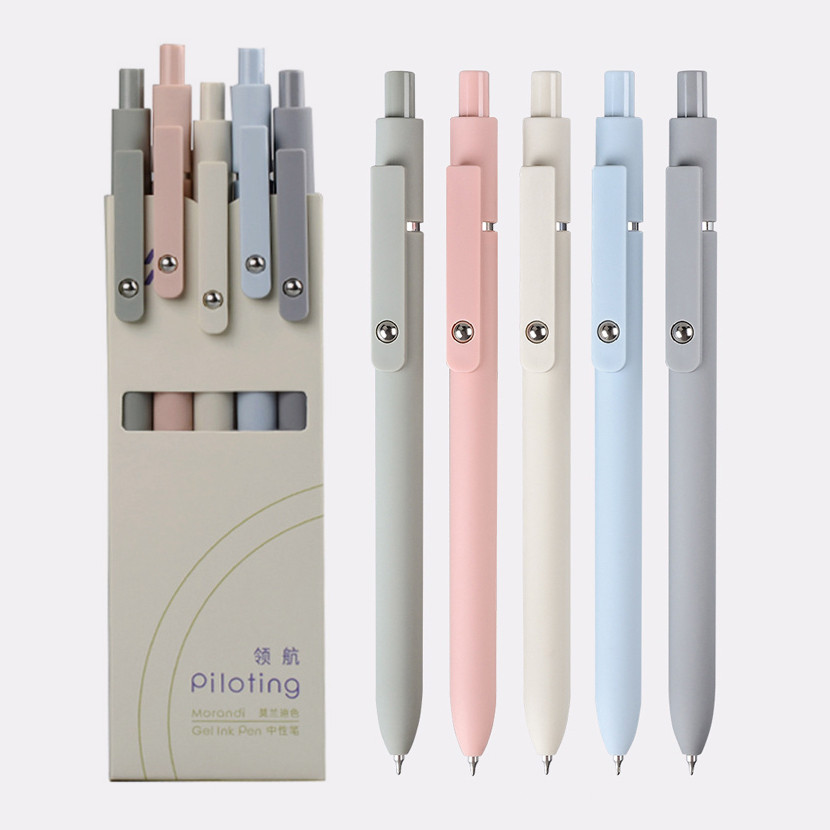 

Piloting Morandi Colour Gel Pens Soft Touch Quick Dry Smooth 0.5mm Gel Ink Pen For School Student Writing Stationery Supplies