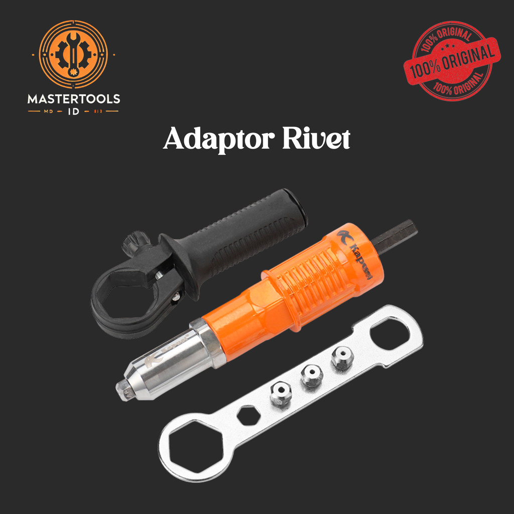 Kapusi Bor Adaptor Rivet /Bor Listrik Kepala Mata Bor Tang Rivet