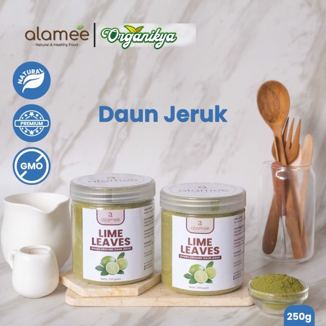 

ALAMEE Daun Jeruk Bubuk Lime Seasoning Powder Bumbu Dapur Masak Organik Masakan Instan Murni Asli organikya