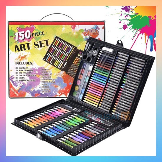 

[New Collection] Art Set Isi 150 Pcs Pensil Warna Set Anak Crayon Full Set Alat Lukis