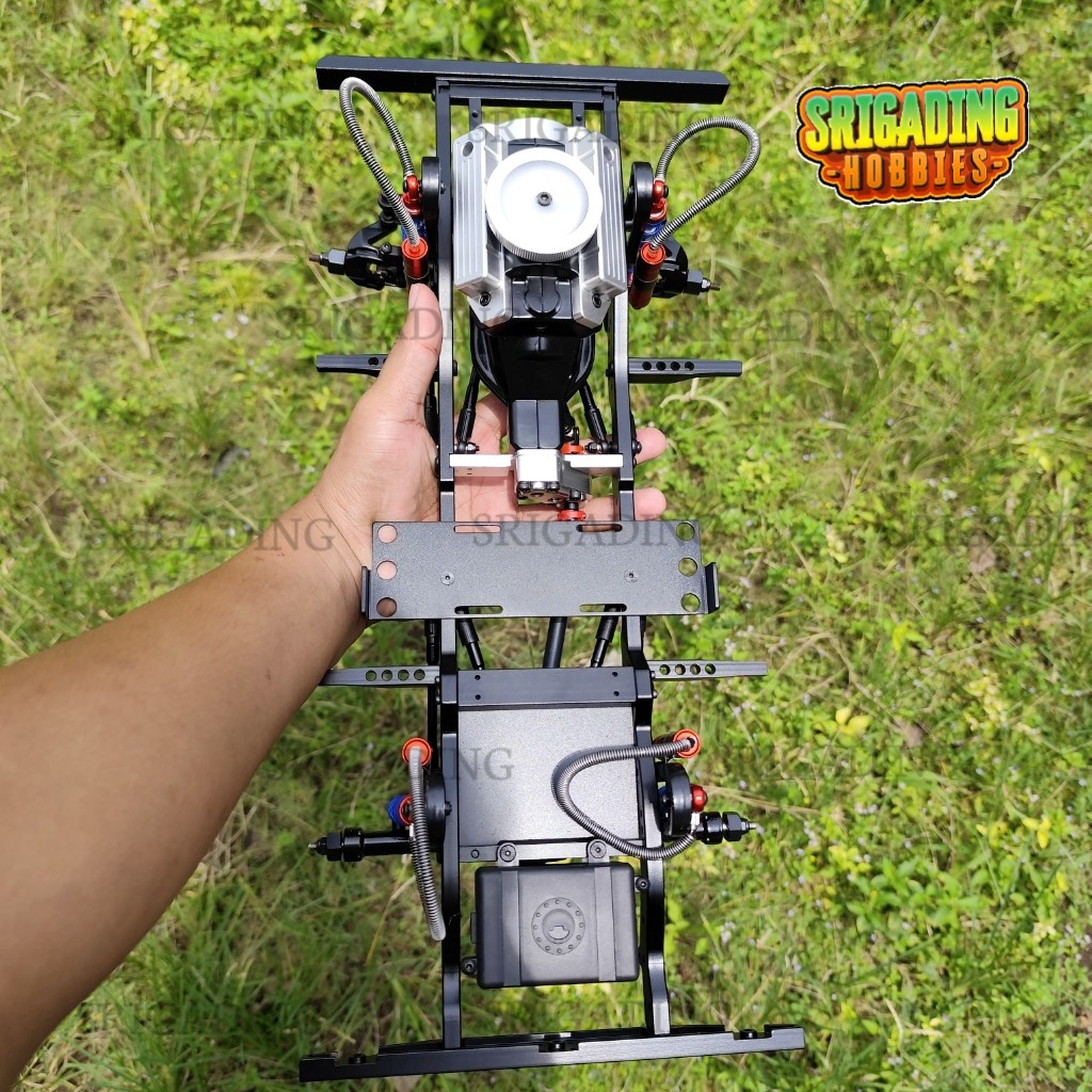 KIT 1/10 ARTR Assembled D90 Chassis wIth Realistic Engine for D90 Land Rover Defender