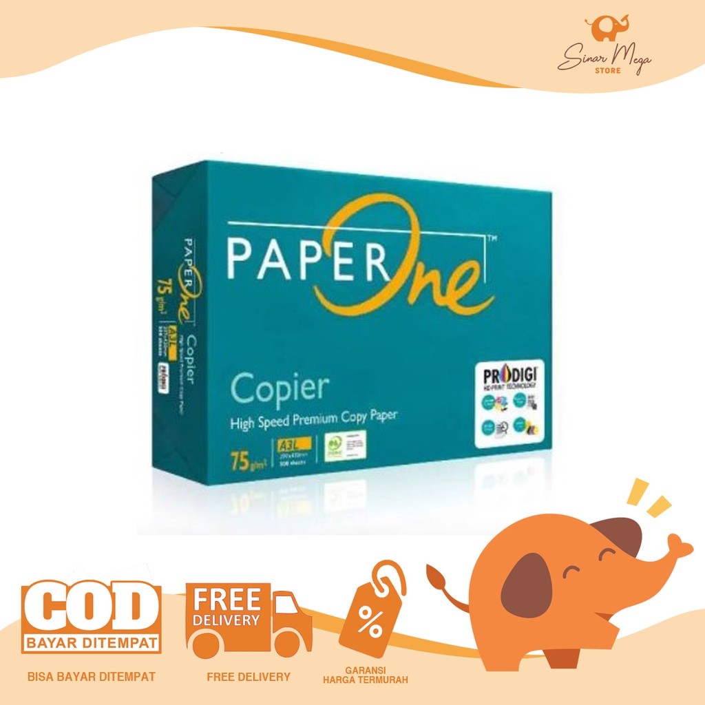 

Paper One A3 75gr Kertas Print/Fotocopy A3 75gsm