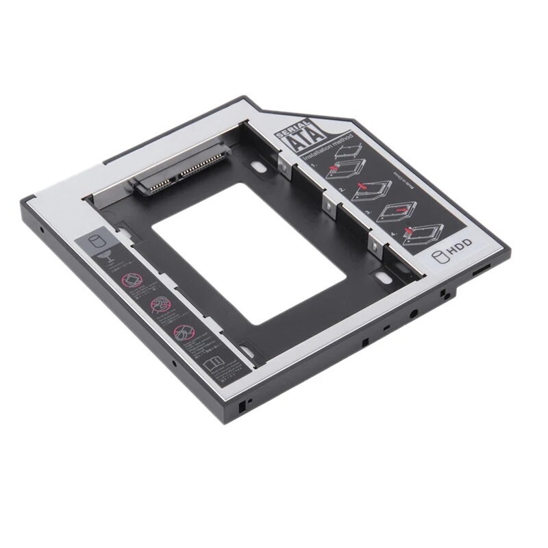 Universal Sata 2Nd Hdd Ssd Hard Drive Caddy 9.5Mm For Cd/Dvd-Rom Optical Bay For Hdd Sataii Sdd Hard