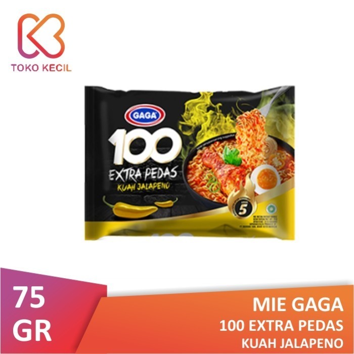 

Mie Gaga 100 Ekstra Pedas Kuah Jalapeno 75gr