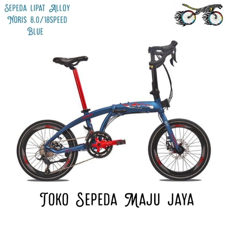 Sepeda Lipat Balap Pacific Noris 8.0 ukuran 20 inch Murah Promo Pasific Folding Bike 20”