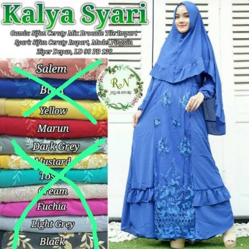NEW SALE KALYA syari MAROON