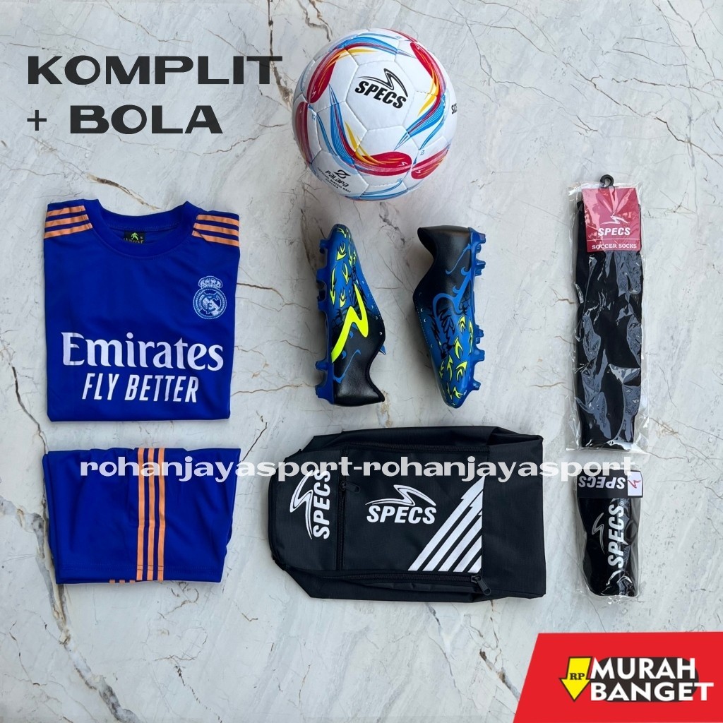 Sepatu specs keren- BONUS BOLA  Sepatu Bola Anak Specs Dragon  TK,SD,SMP Ukuran 28-37 Sepatu Bola Mu