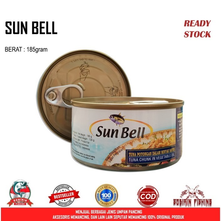 

[[MOS3D]] PROMO Sun Bell Tuna Kaleng Jumbo 185gram COD